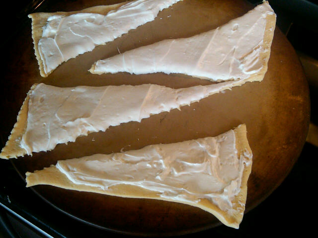 divide into four triangles