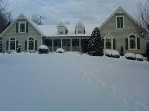 Snow Covered House