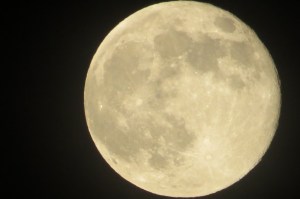 supermoon up close
