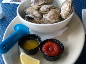 Hilton Head steamed oysters