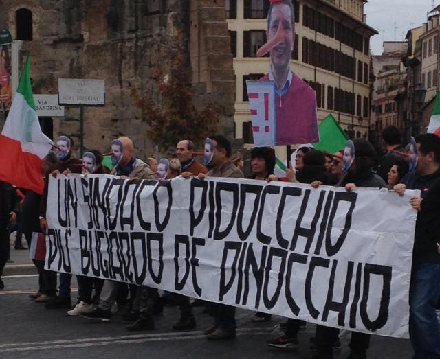 Rome Sindaco pinocchio