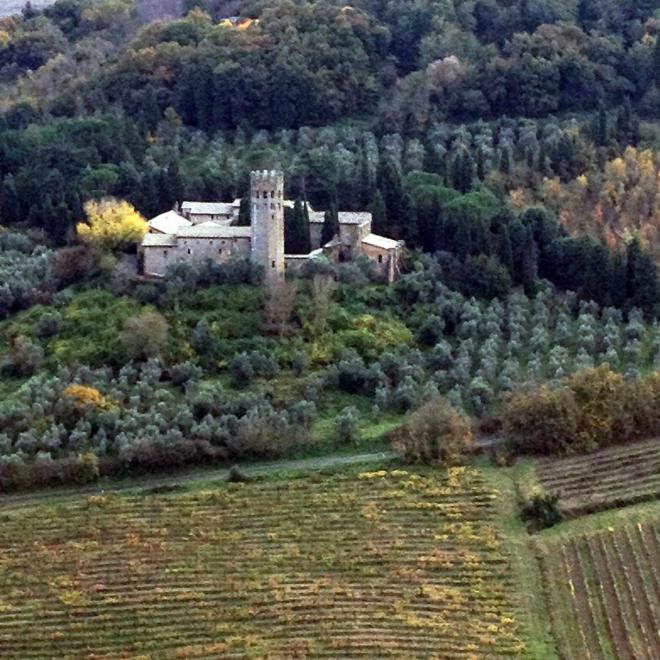 Orvieto - brightened monastery
