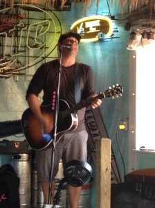 Carolina Beach musician at Hurricane Alley's