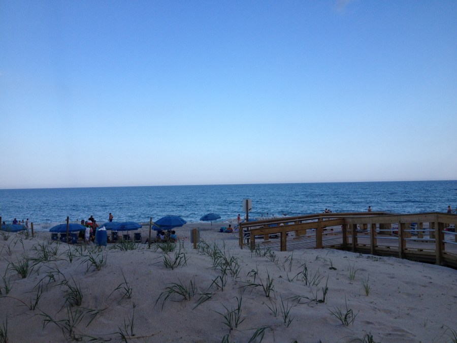 Carolina Beach umbrellas