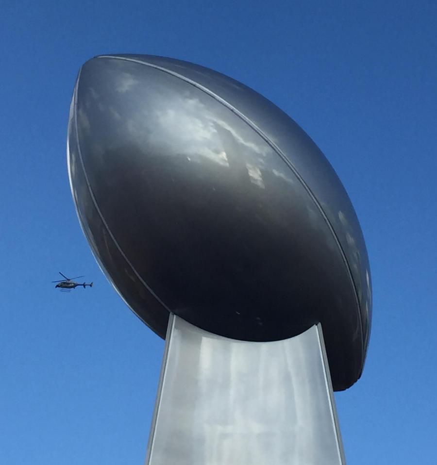 Atlanta's Football and Helicopter